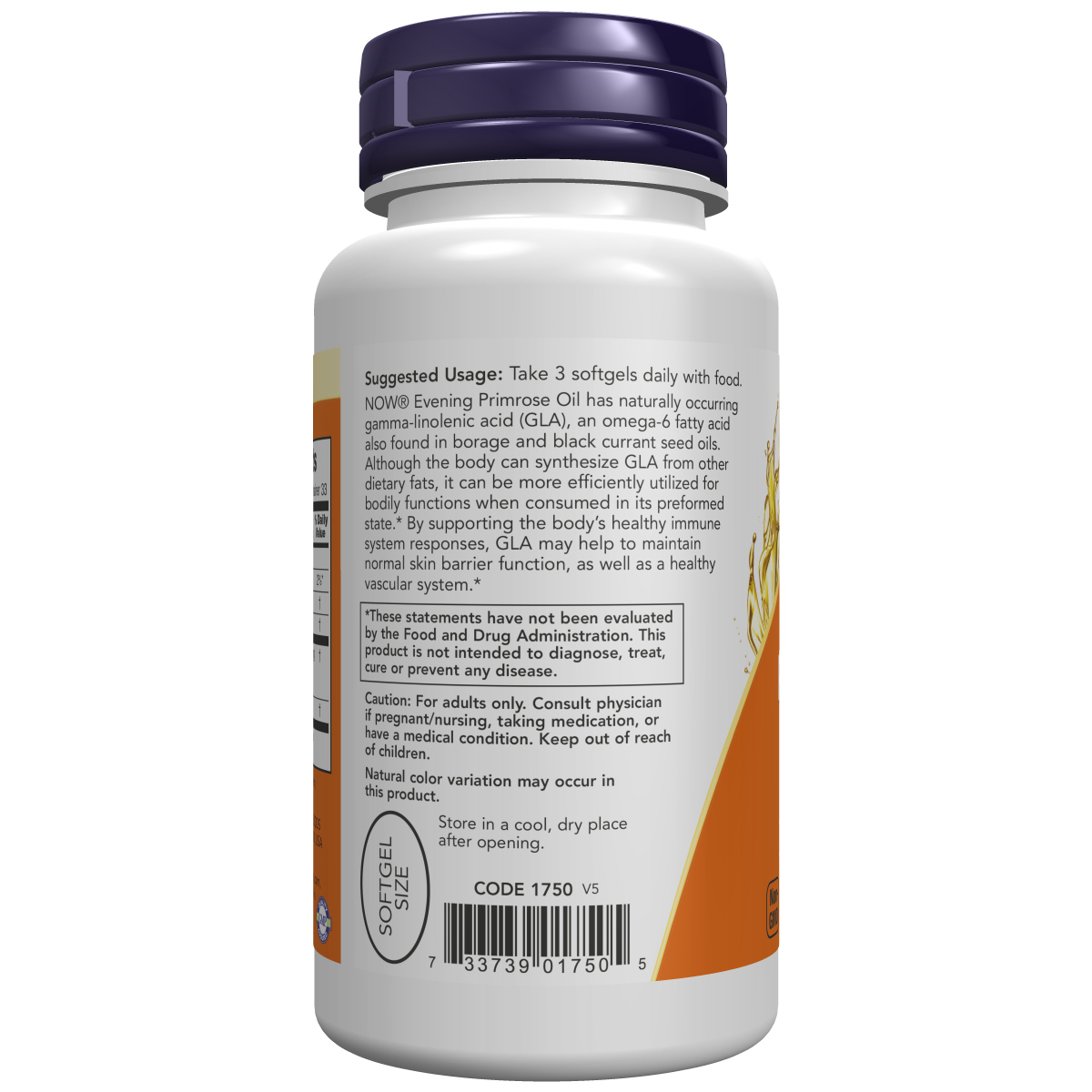 Aceite de Onagra 500 mg (100 softgels)
