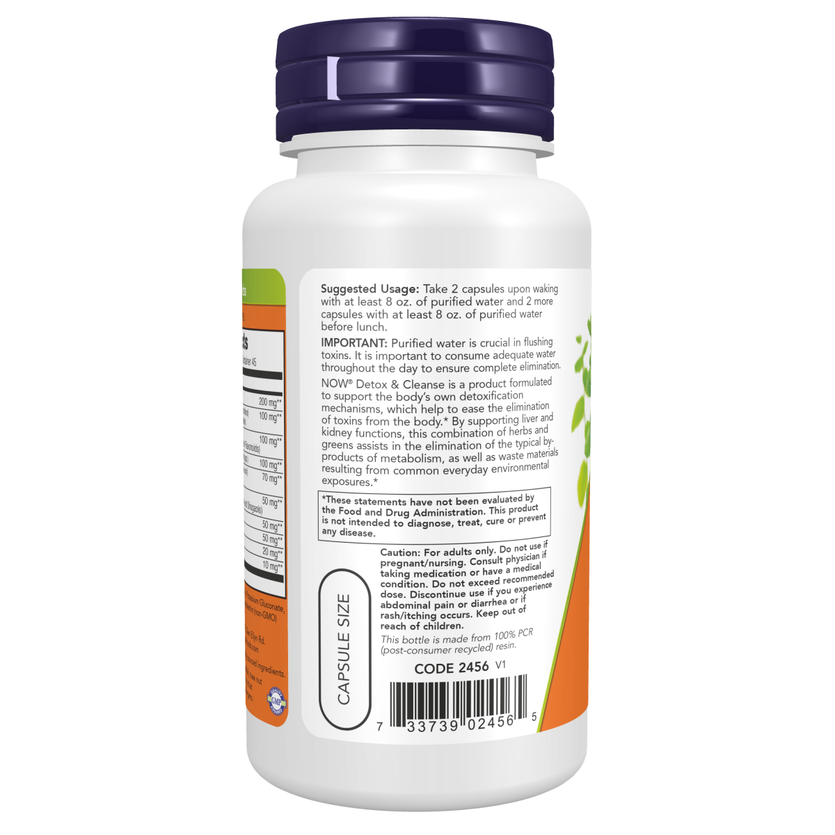 Limpieza y Desintoxicacion, apoyo al Higado y Riñones. (90 caps)