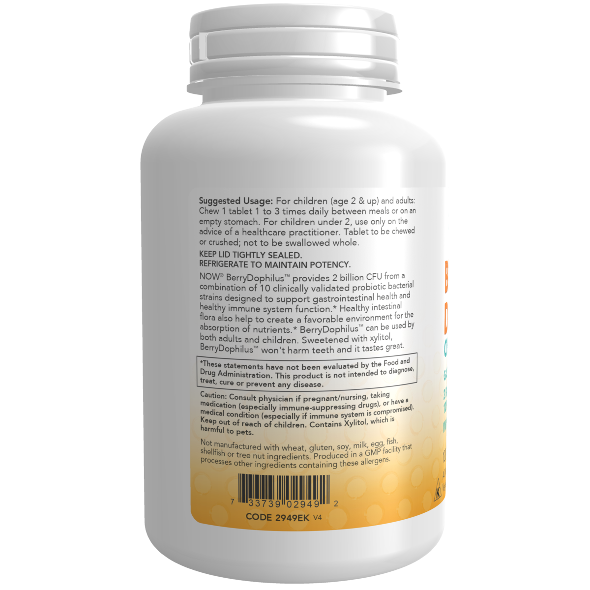 BerryDophilus™ para Niños (120 masticables)