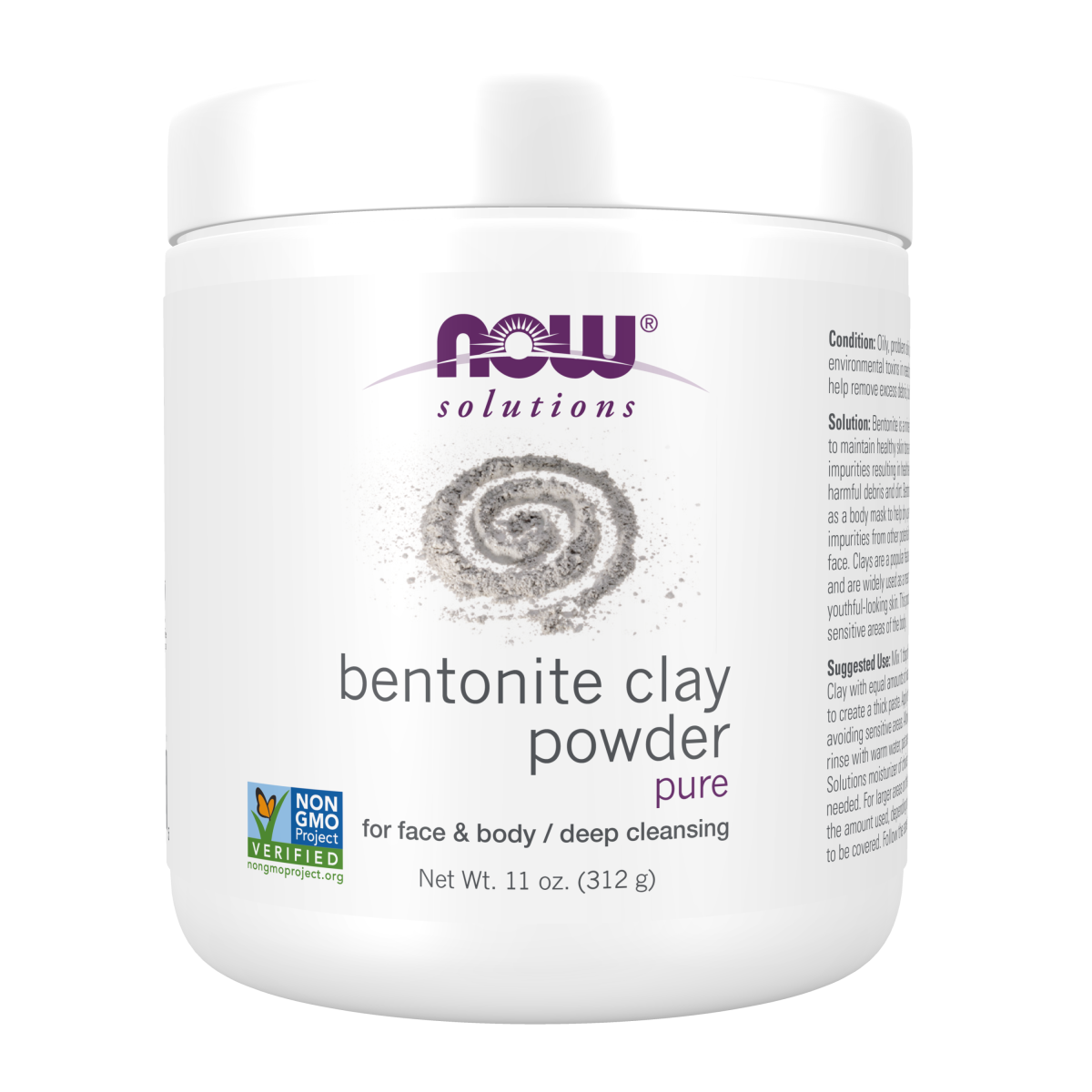 OFERTA 80% Polvo de Arcilla de Bentonita (11 oz/312 gm)