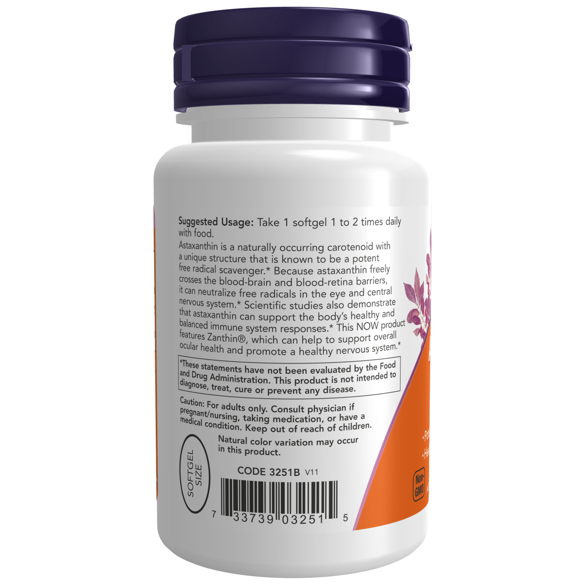 Astaxantina 4mg (60 veg softgels)