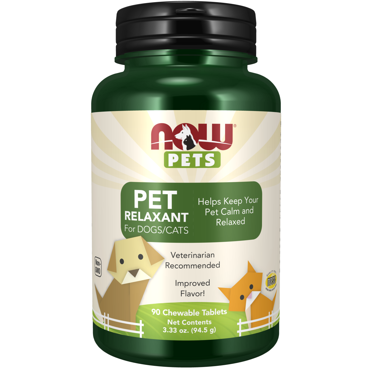 Relajante para Mascotas Perros y Gatos (90 tabs masticables)