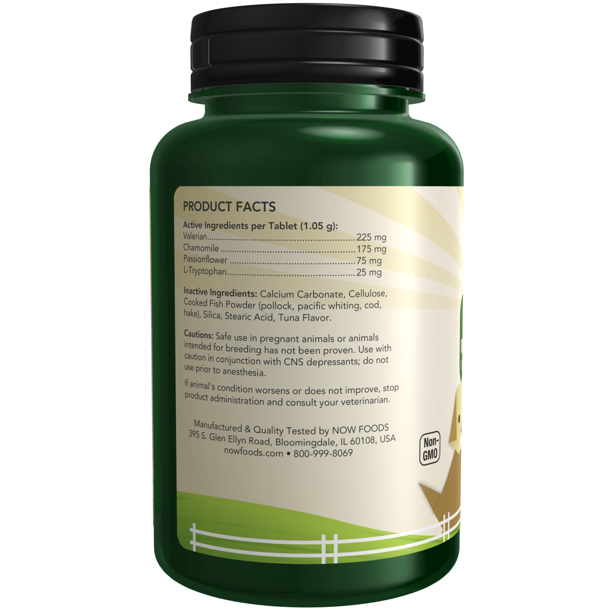 Relajante para Mascotas Perros y Gatos (90 tabs masticables)