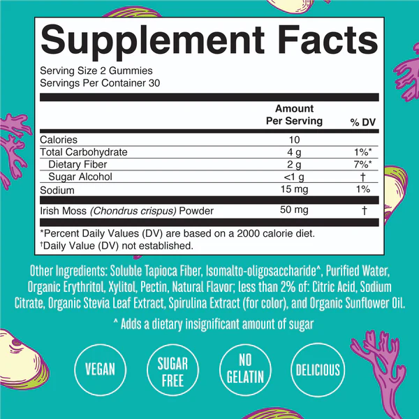 Musgo Marino (60 Gomitas), Mary Ruth´s