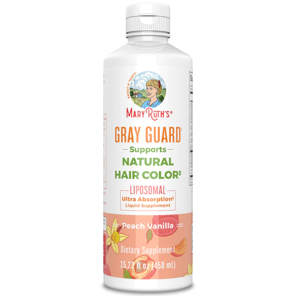 Gray Guard Liposomal Sabor Vainilla Durazno (15.22 oz/450ml), Mary Ruth´s