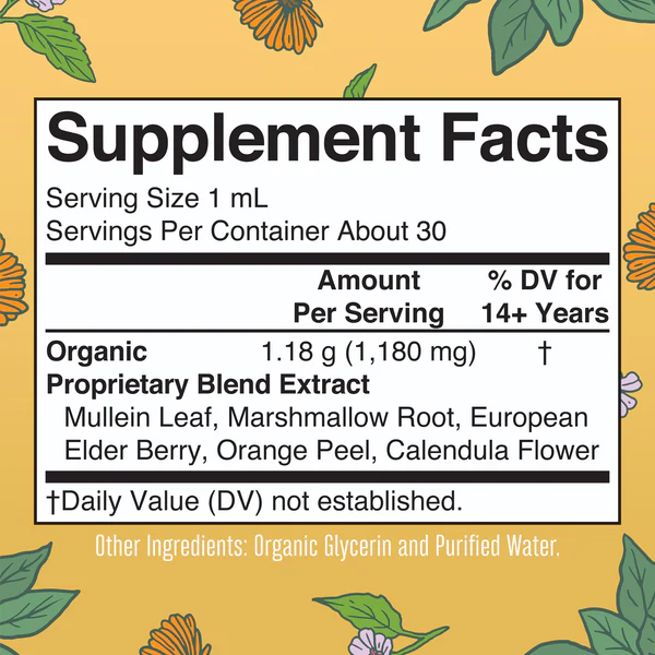 Salud Respiratoria, Liquido (1 fl oz/30 ml), Mary Ruth´s