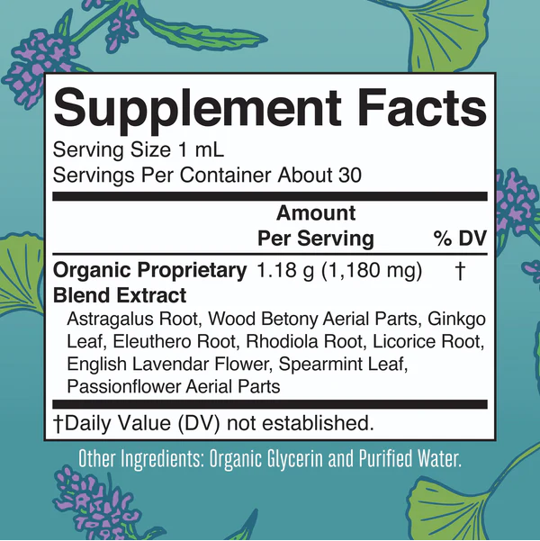 Enfoque y la Atencion de Niños, Organico, Liquido (1 fl oz/30ml), Mary Ruth´s