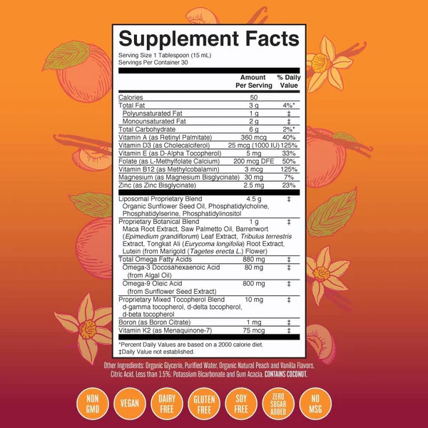 Multivitaminico Liposomal 40+ para Hombres (15.22 fl oz/450ml), Mary Ruth´s