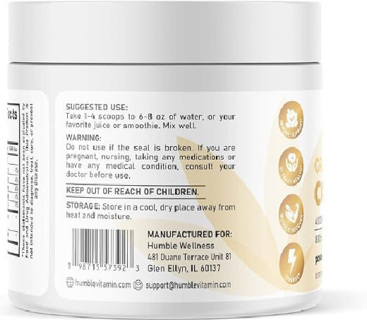 Calostro Bovino 4000 mg (100g/ 3.5oz), Humble