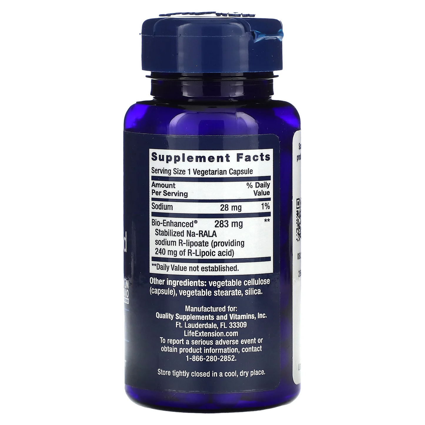 Acido Super R-Lipoico 240 Mg (60 veg caps), Life Extension