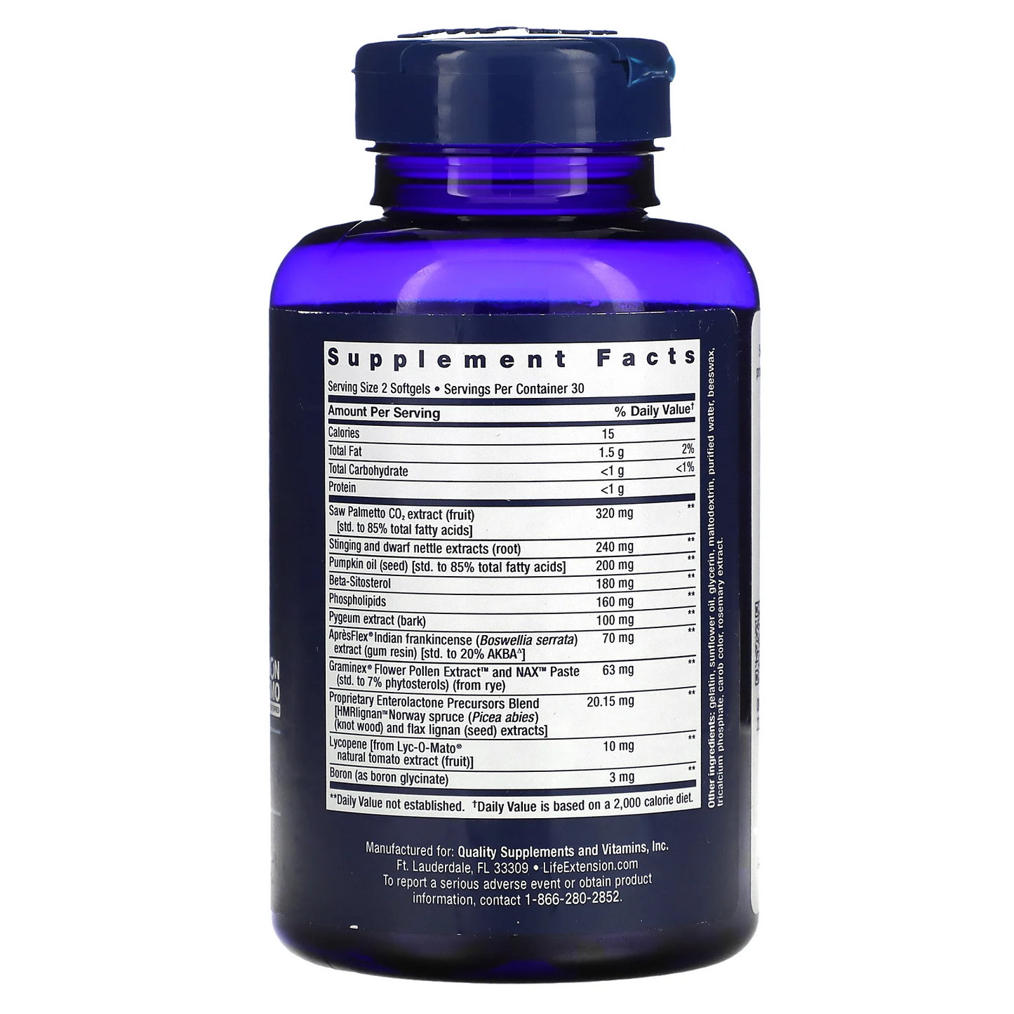 Formula Ultraprostata (60 softgels), Life Extension