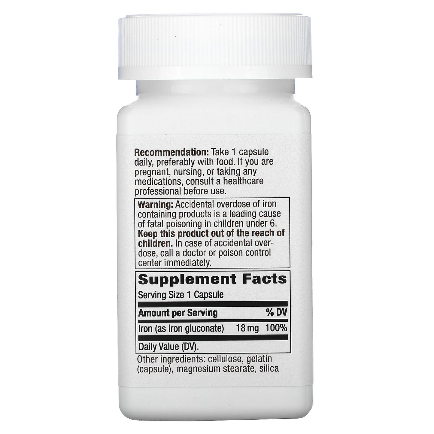 Hierro 18 mg (100 caps), Nature's Way