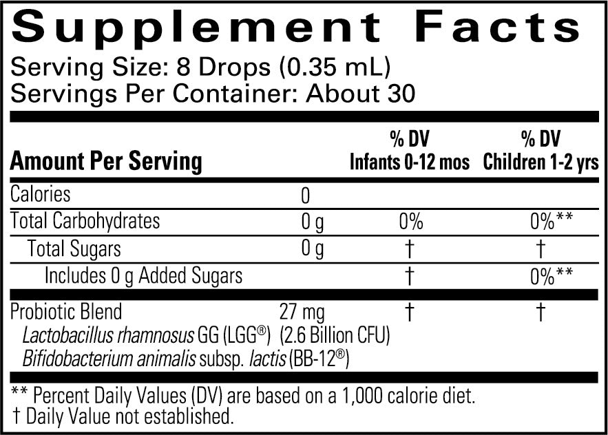InfantBiotics Probioticos para Niños, Liquido (0.36 fl oz/10.5 ml), Child Life