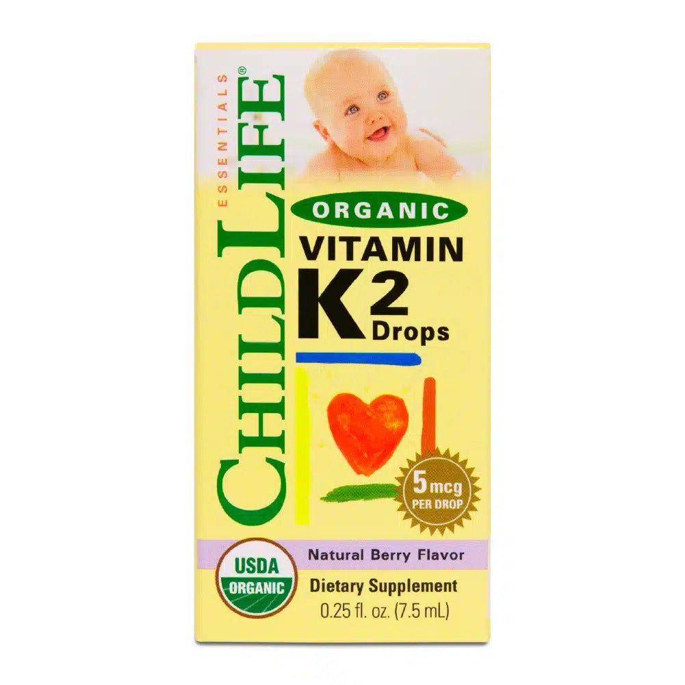 Vitamina K2 Organica para Niños (0.25 fl oz/7.25 ml), Child Life