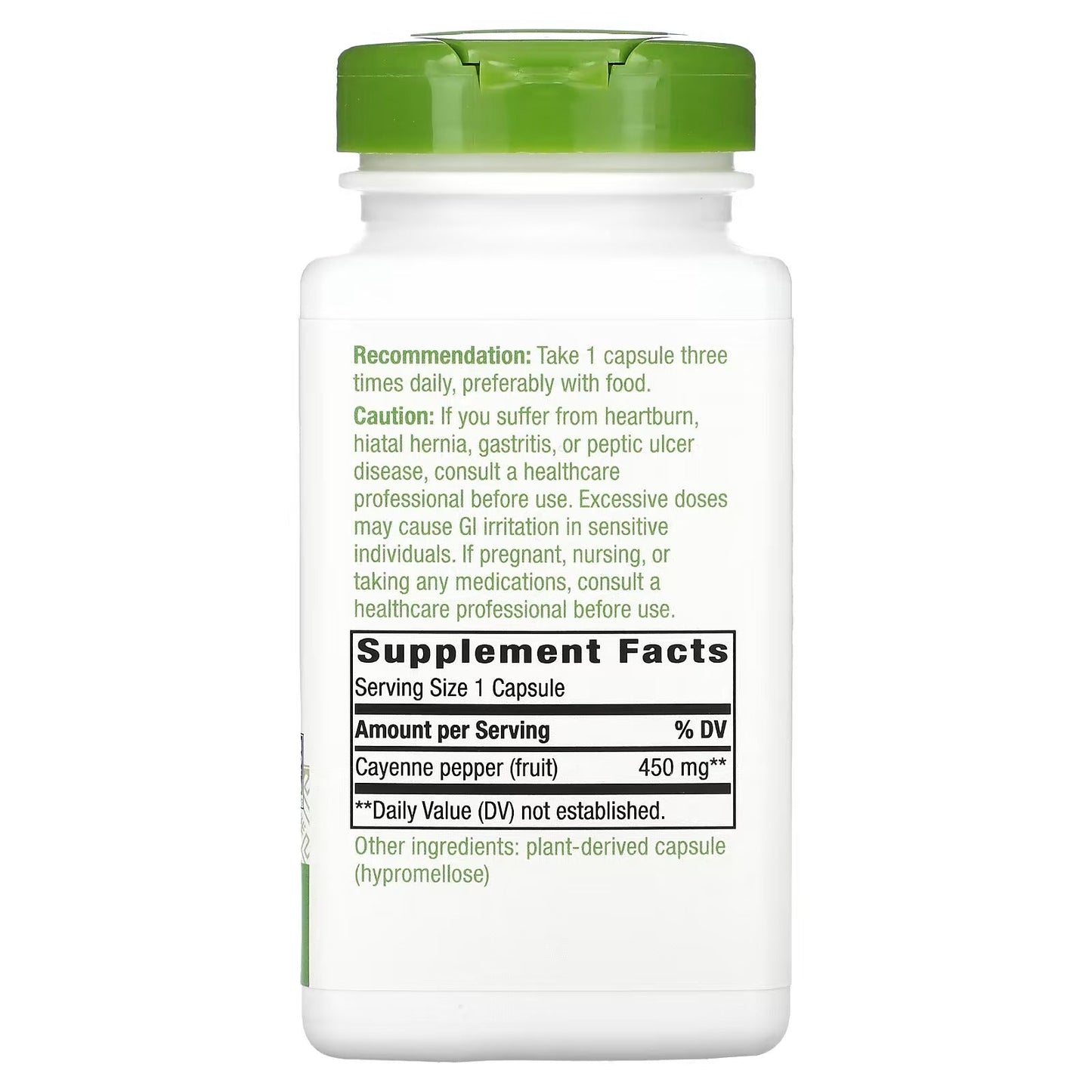 Cayena (180 veg caps), Nature's Way