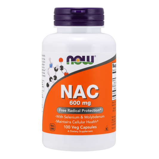 NAC N- Acetil Cisteína 600 mg (100 veg caps)