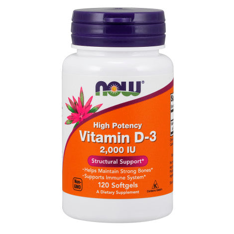 Vitamina D3 2000 IU (120 softgels)