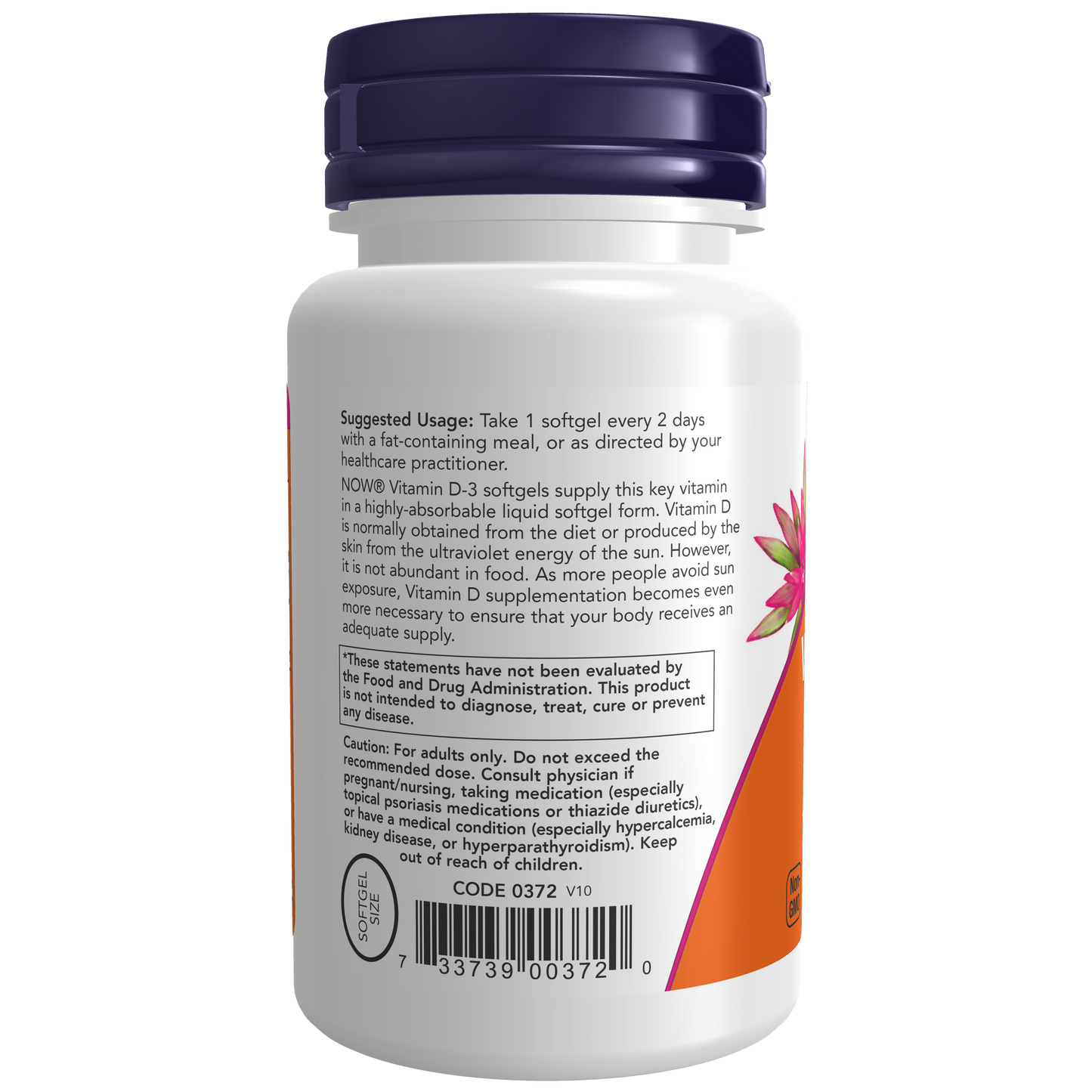 Vitamina D3 5000 IU (120 softgels)