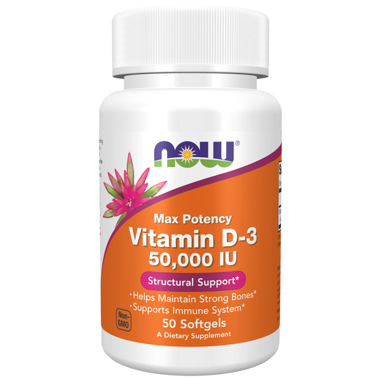 Vitamina D3 50,000 UI (50 softgels)