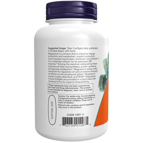 Citrato de Magnesio 400mg (90 softgels)