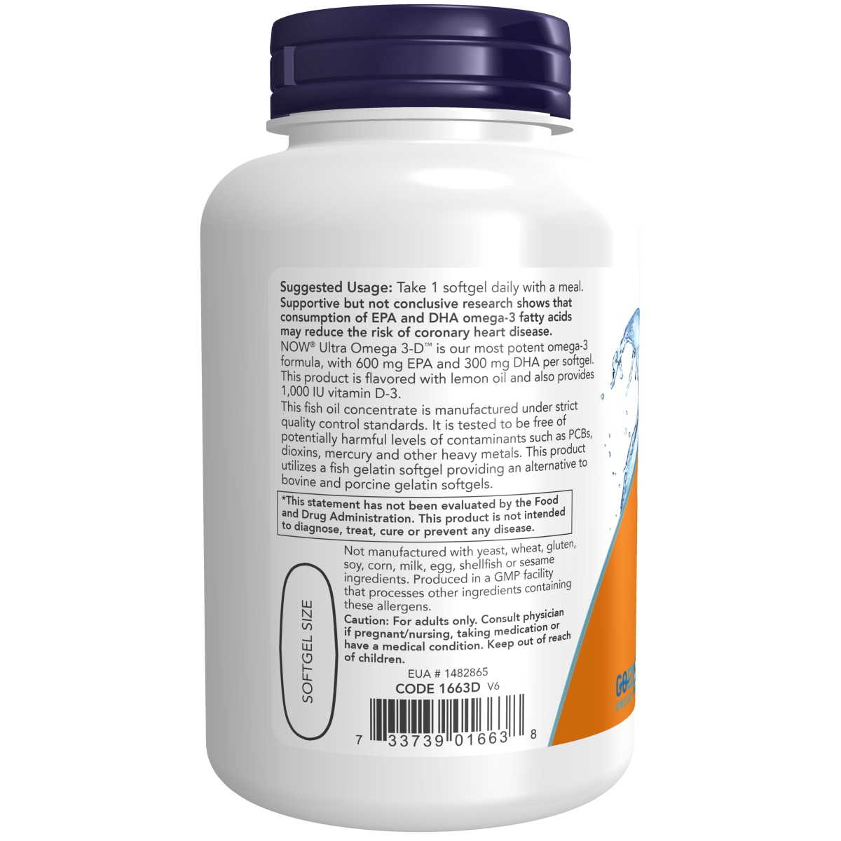 Ultra Omega 3-D™ (90 Fish softgels)