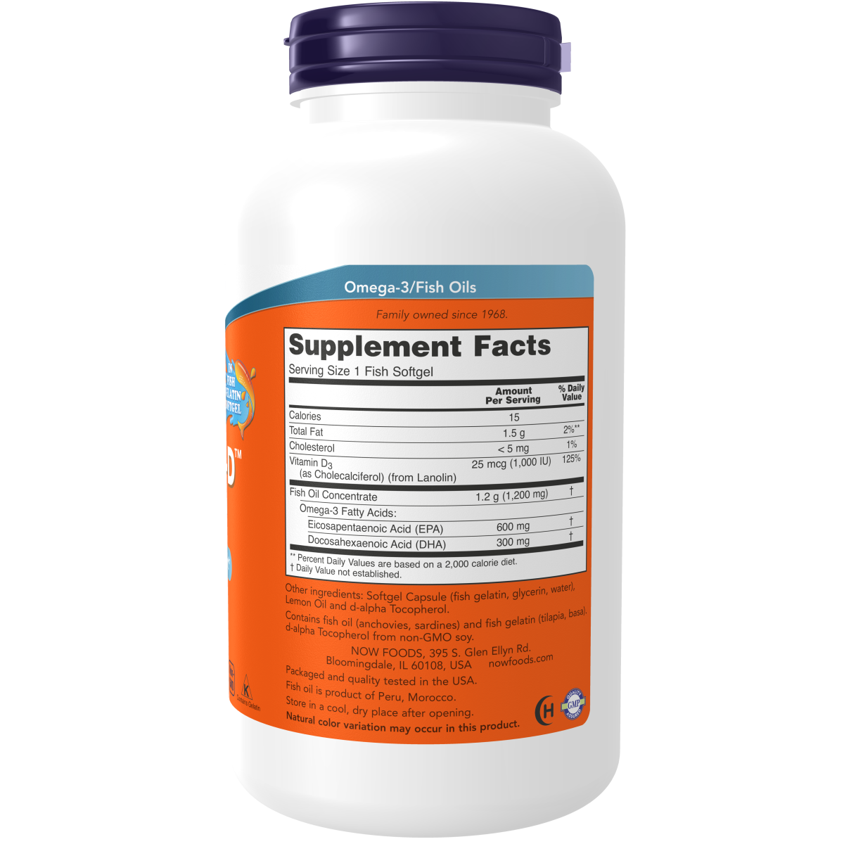 Ultra Omega 3-D™ 600 EPA (180 fish softgels)