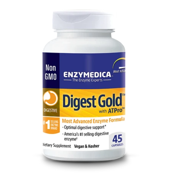 Digest Gold™ (45 caps), Digestión Acelerada, Enzymedica