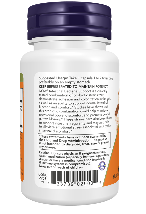 Probiótico Anti bacteriano Intestinal (60 veg caps)