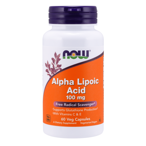 Ácido Alfa Lipoico 100mg (60 veg caps)