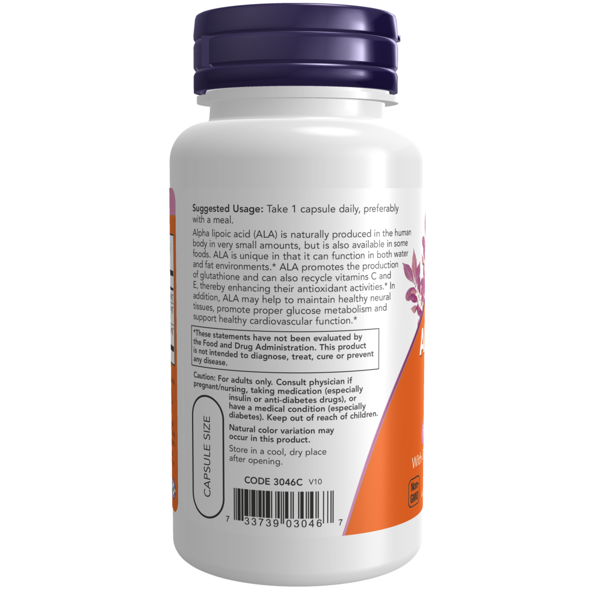 Ácido Alfa Lipoico 600 mg (60 veg caps)