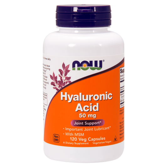 Acido Hialuronico 50mg con MSM (120 veg caps)