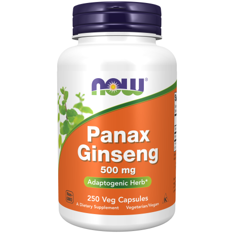 Extracto de Panax Ginseng 500mg (250 veg caps)