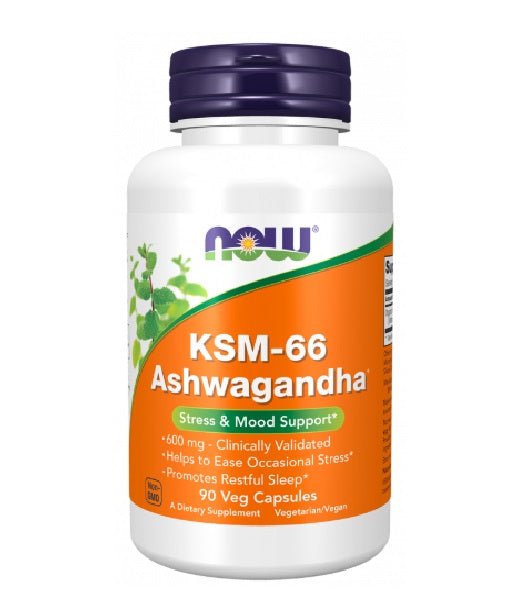 KSM-66 Ashwagandha®  600 mg (90 Cápsulas Vegetales)