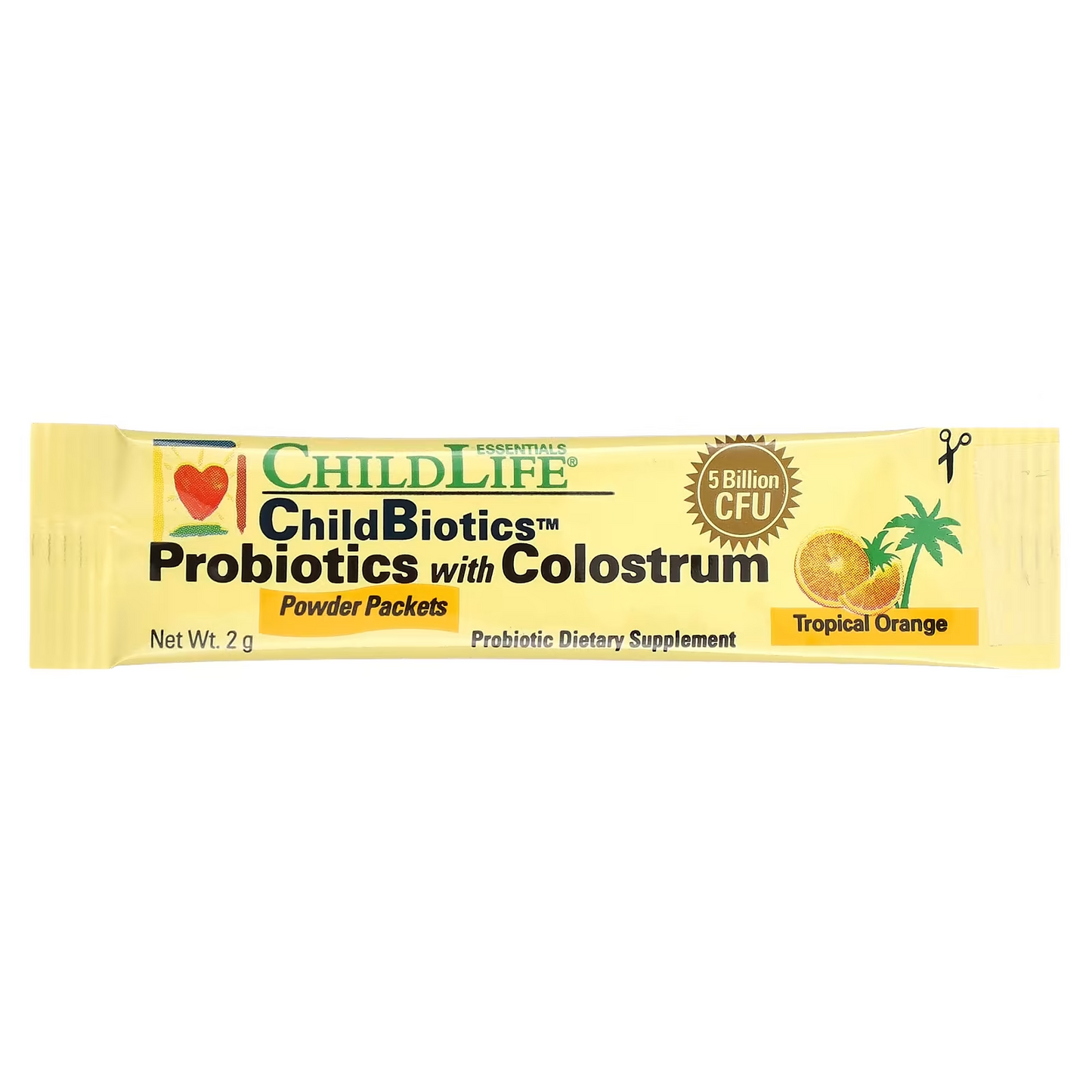 ChildBiotics, Probióticos con Calostro en Polvo, Niños (30 Pack/2 g), Child Life