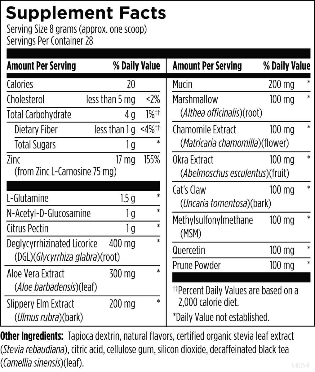 GI Revive® en Polvo, Gastro intestinal (8 oz/ 225gr), Designs for Health