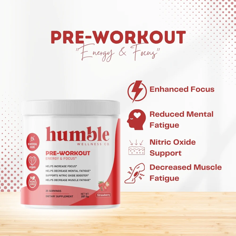 PreWorkout, Entrenamiento, Energía y Concentración (287.5g) Humble