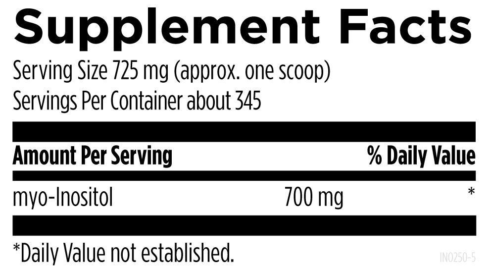 Inositol en Polvo 700 mg (8.8 oz /250 gr), Designs for Health
