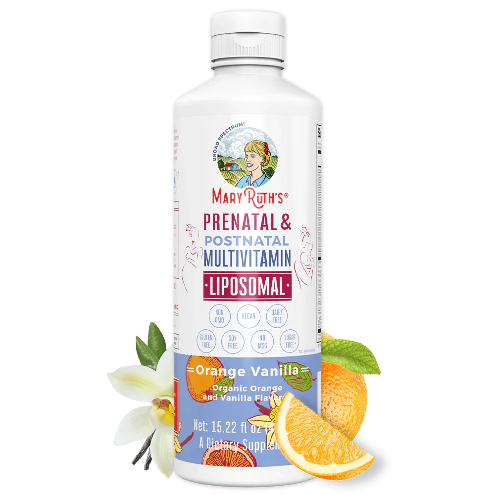 Multivitamínico Liposomal Prenatal Y Posnatal (15.22 fl oz/450.10ml), Mary Ruth´s