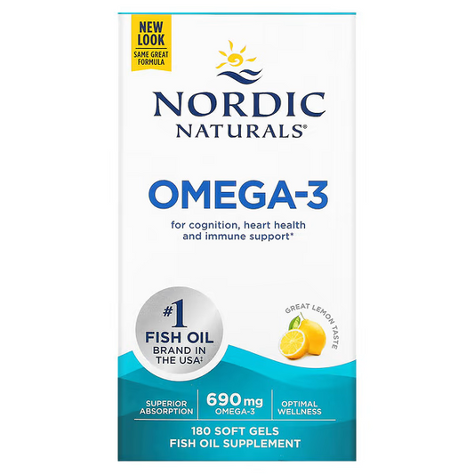 Omega 3, 690 mg (180 softgels), Nordic Naturals