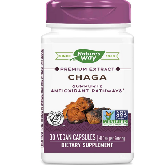 Chagá 480mg (30 veg caps) , Nature's Way