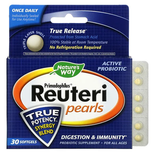 Primadophilus® Reuteri Perlas Probióticos (30 softgels) , Nature's Way