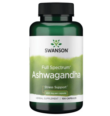 Ashwagandha 450 mg (100 caps) , Swanson