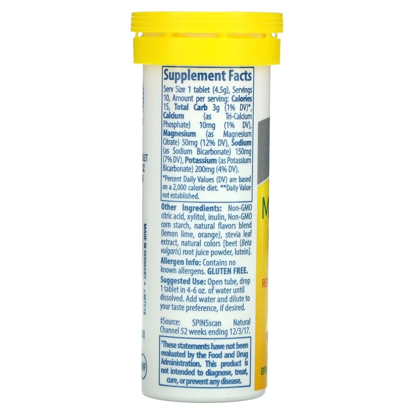 Hidratación y Resistencia Máxima, Efervescentes Cítricos, (10 tabletas, 45 gr/1.59 oz) , Trace Minerals