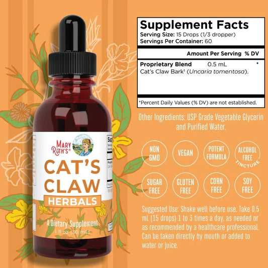 Uña De Gato, Liquido (1 Fl oz/30ml), Mary Ruth´s