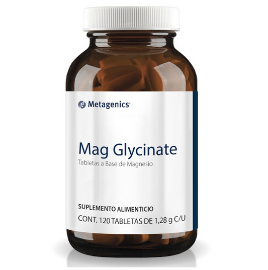 Mag Glycinate 1.28 g (120 tabs), Metagenics