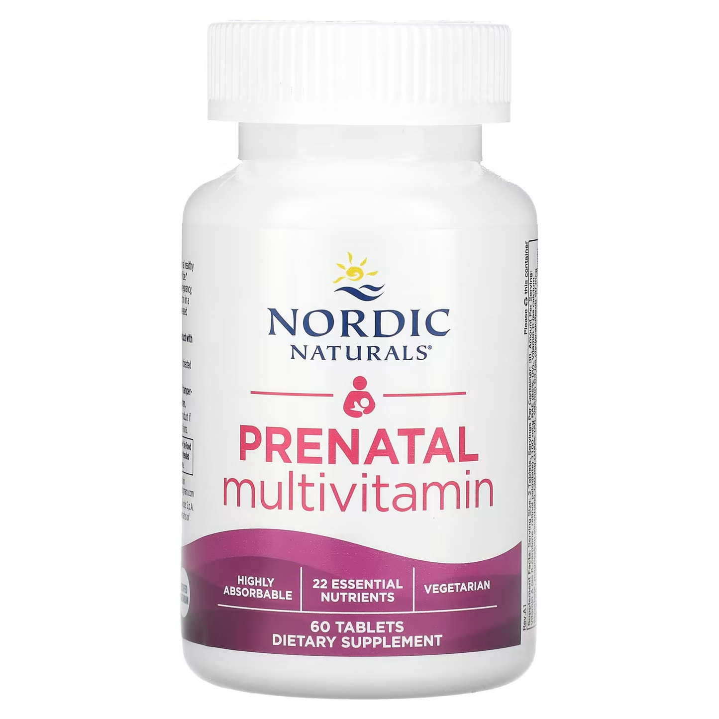 Multivitamínico Prenatal (60 tabs), Nordic Naturals