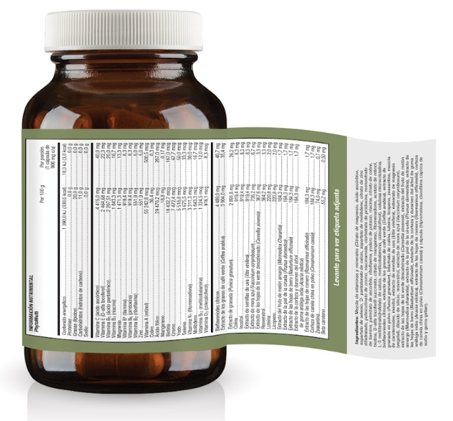 Multivitamínico PhytoMulti 888 mg (60 caps), Metagenics